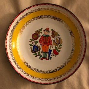 Hand made Austrian Porcelain Enamel Trinket Dish